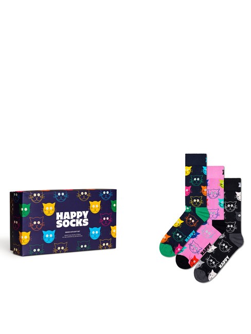 HAPPY SOCKS CAT Set de regalo de 3 pares de calcetines. multicolor - Calcetines de mujer