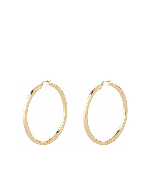 GUESS HOOPS I DID IT AGAIN Pendientes aros finos oro amarillo - Pendientes