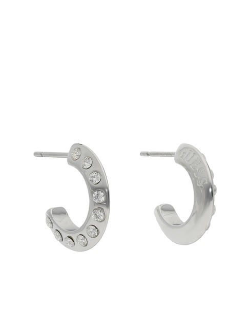 GUESS HOOPS DON T LIE Pendientes semicirculares SILVER - Pendientes