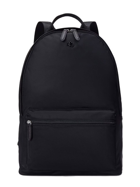 RALPH LAUREN STEVIE Mochila mediana de nailon negro/negro - Bolsos Mujer