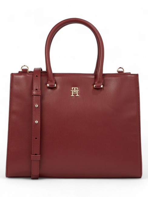 TOMMY HILFIGER TH ETERNITY M Bolso de mano, con bandolera trufa de frambuesa - Bolsos Mujer