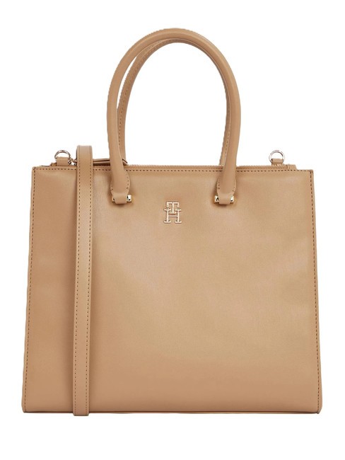 TOMMY HILFIGER TH ETERNITY M Bolso de mano, con bandolera lienzo de safari - Bolsos Mujer