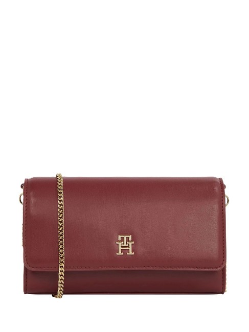 TOMMY HILFIGER TH ETERNITY Chain Mini bolso de hombro trufa de frambuesa - Bolsos Mujer