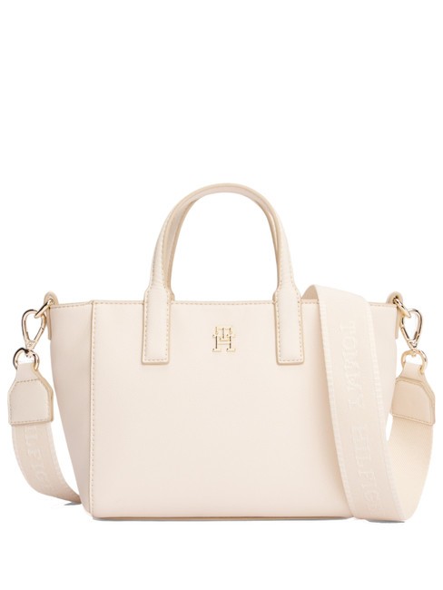 TOMMY HILFIGER TH SOFT LOGO Bolso de mano, con bandolera Caña de azúcar - Bolsos Mujer