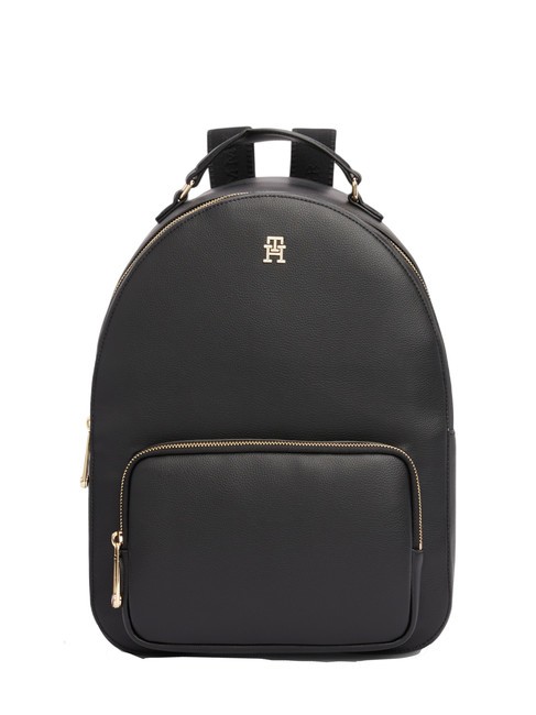 TOMMY HILFIGER TH SOFT LOGOTAPE Mochila negro - Bolsos Mujer