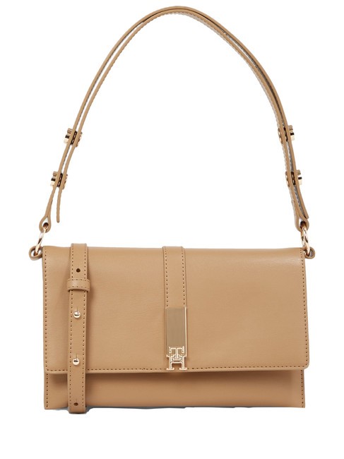 TOMMY HILFIGER TH HERITAGE Bolso de hombro, con bandolera lienzo de safari - Bolsos Mujer