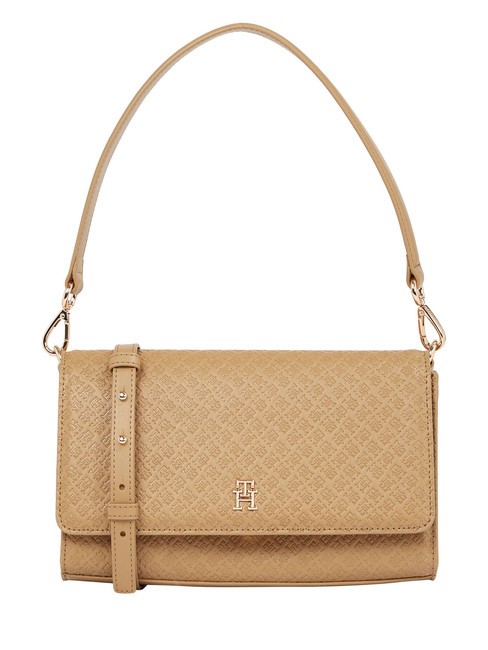 TOMMY HILFIGER TH ETERNITY Bolso de hombro, con bandolera lienzo de safari - Bolsos Mujer