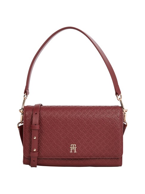 TOMMY HILFIGER TH ETERNITY Bolso de hombro, con bandolera trufa de frambuesa - Bolsos Mujer