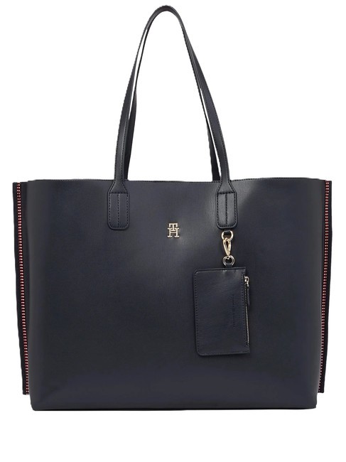 TOMMY HILFIGER TH DISTINCT Comprador de hombro corporación azul espacial - Bolsos Mujer