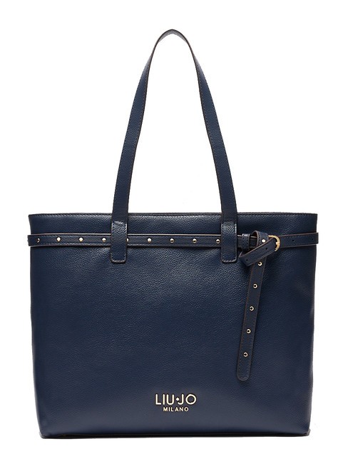 LIUJO EVRIM Bolso shopping con tachuelas vestido azul - Bolsos Mujer