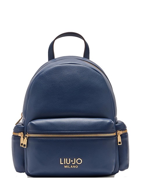 LIUJO EVRIM Mochila con bolsillo y tachuelas vestido azul - Bolsos Mujer