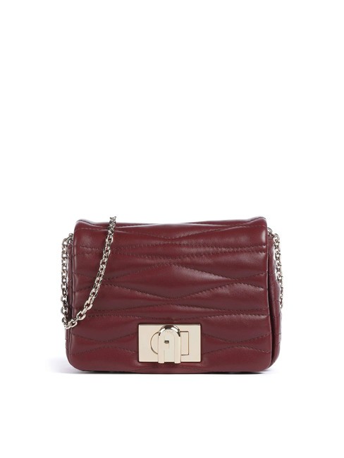 FURLA 1927 Bolso bandolera mini de piel Ribes / rojo - Bolsos Mujer