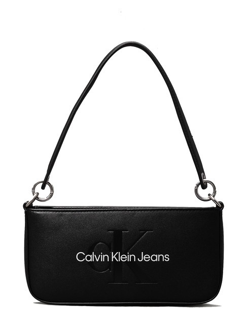 CALVIN KLEIN CK JEANS SCULPTED POUCH Bolsa de hombro negro/neutro - Bolsos Mujer