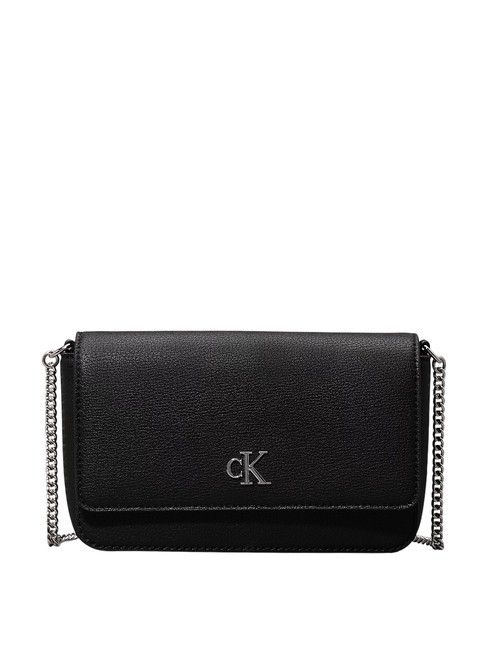 CALVIN KLEIN MINIMAL Bolso de hombro mini con cadena pvh negro - Bolsos Mujer