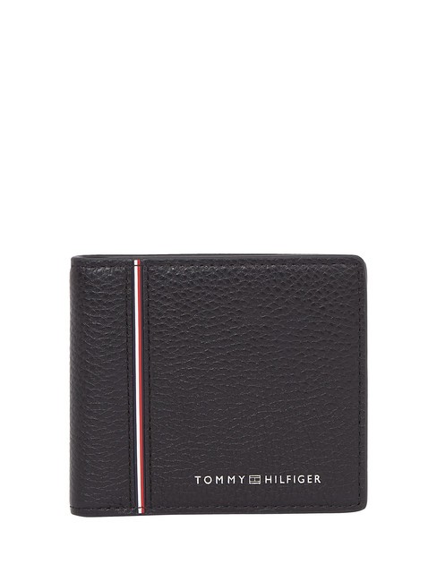 TOMMY HILFIGER TH CORP Cartera mediana de piel negro - Carteras Hombre