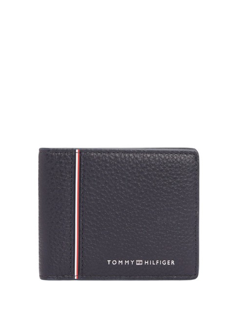 TOMMY HILFIGER TH CORP Cartera mediana de piel espacio azul - Carteras Hombre