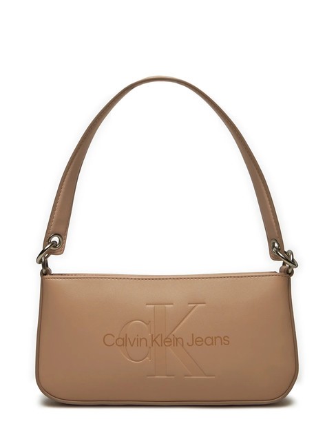 CALVIN KLEIN CK JEANS SCULPTED POUCH Bolsa de hombro polvo de rosas - Bolsos Mujer