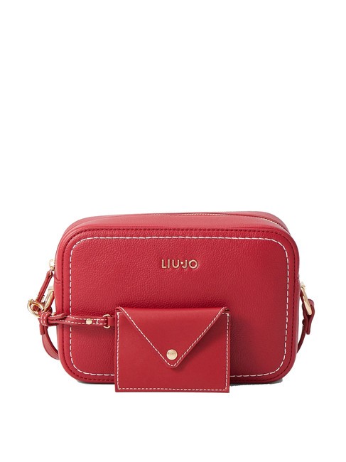 LIUJO MANHATTAN Estuche para cámara con bolsa rojo pompeyano - Bolsos Mujer