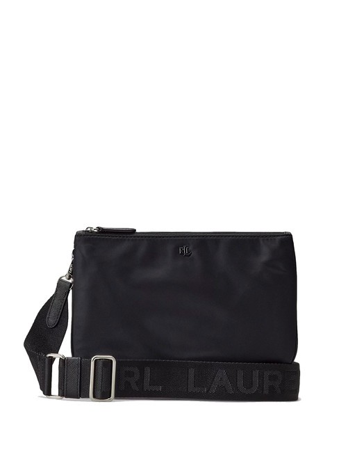 RALPH LAUREN LANDYN Bolso bandolera plano de nailon negro/negro3 - Bolsos Mujer