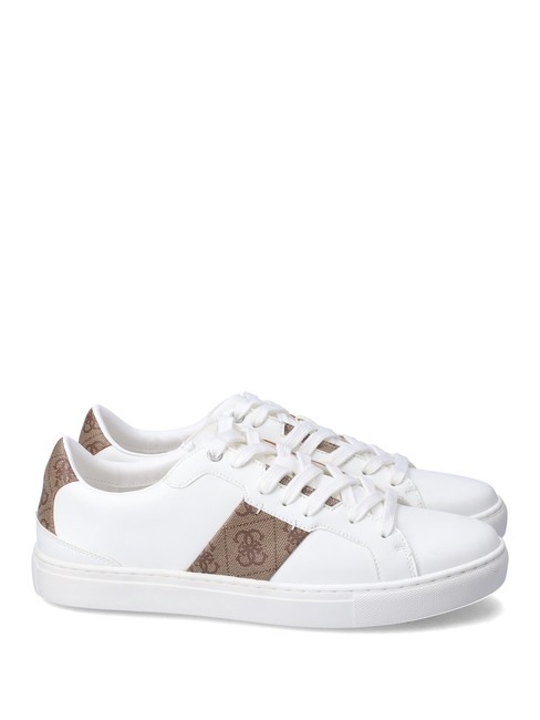 GUESS TODI  Zapatillas blanco beis marrón - Zapatos Hombre