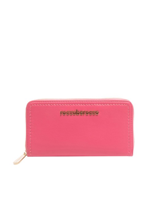 ROCCOBAROCCO GAIA Cartera grande con cremallera alrededor fucsia - Carteras Mujer