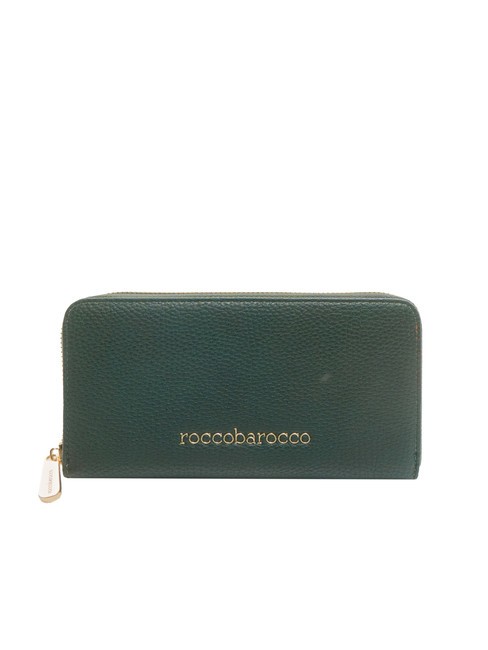 ROCCOBAROCCO ADELE Cartera grande con cremallera alrededor verde - Carteras Mujer