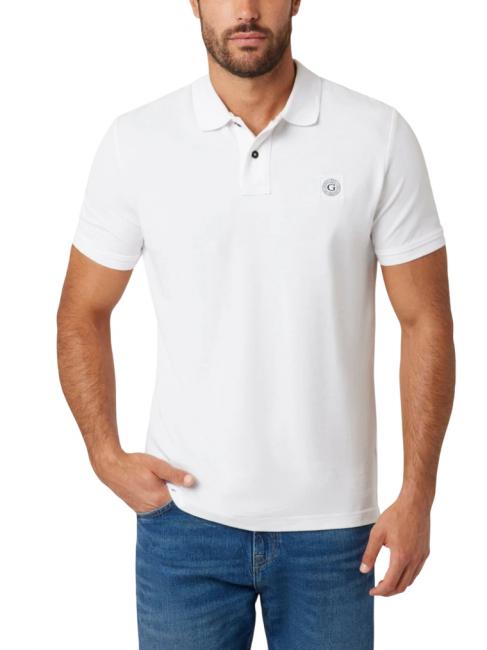 GUESS WASHED  Polo de manga corta purwhite - camisa polo