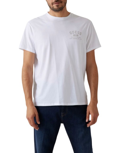 GUESS BSC CLASSIC Camiseta de algodón purwhite - camiseta