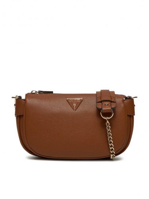 GUESS FEDORA Bolso de hombro COGNAC - Bolsos Mujer