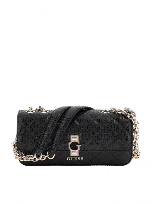 GUESS BESSEY Bolso convertible con solapa NEGRO - Bolsos Mujer