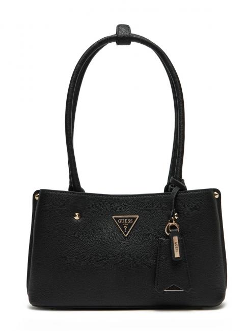 GUESS MERIDIAN Bolso de hombro NEGRO - Bolsos Mujer