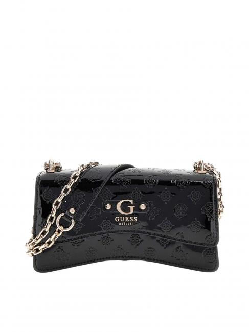 GUESS GERTY Bolso convertible brillante NEGRO - Bolsos Mujer