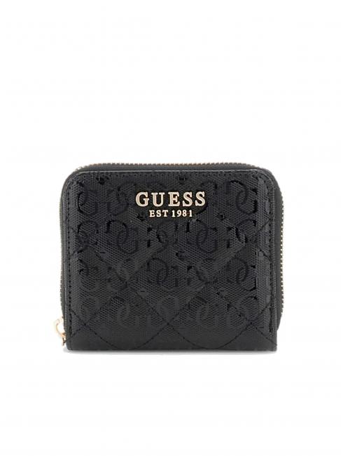 GUESS LAUREL Cartera pequeña acolchada NEGRO - Carteras Mujer