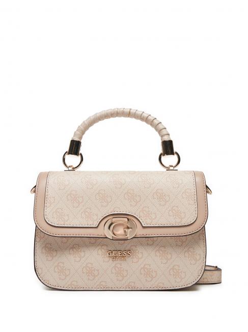 GUESS ORLINA Bolso de mano pequeño con bandolera logotipo de arena - Bolsos Mujer