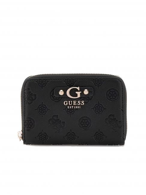 GUESS GERTY Cartera mediana con logo peonía NEGRO - Carteras Mujer