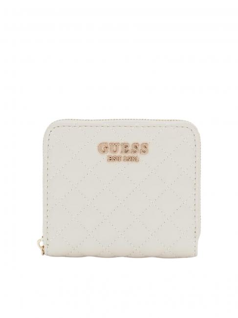 GUESS ECO RIANEE Cartera pequeña acolchada STONE - Carteras Mujer