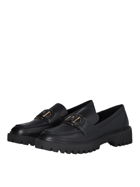 LIUJO CORA 12 Mocasines de piel negro - Zapatos Mujer