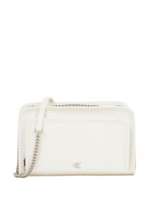 CALVIN KLEIN UTILITY Bolso bandolera pequeño de metal tofu - Bolsos Mujer