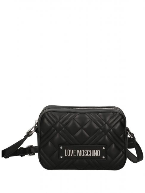 LOVE MOSCHINO QUILTED Estuche para cámara con correa para el hombro po00bx - Bolsos Mujer