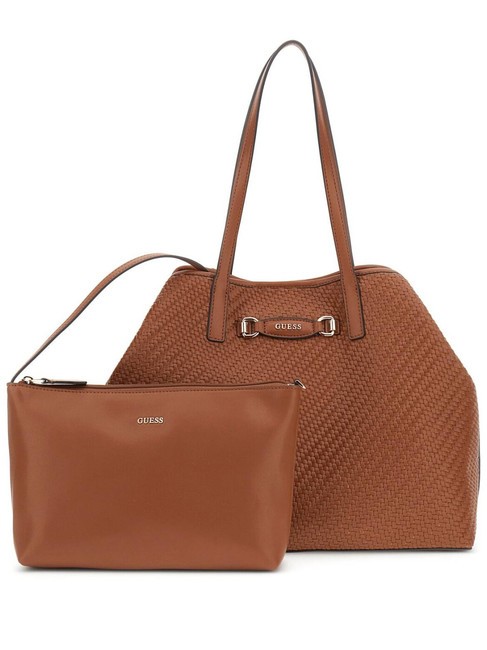 GUESS VIKKY II Bolso de hombro COGNAC - Bolsos Mujer