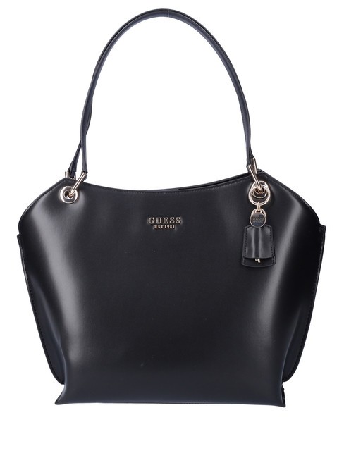 GUESS ECO EVAINE Bolso de hombro NEGRO - Bolsos Mujer