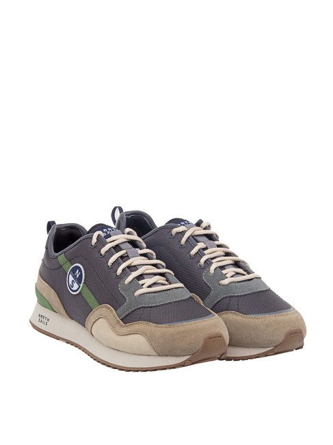 NORTH SAILS HORIZON JET Zapatillas dk gris-beige-verde011 - Zapatos Hombre