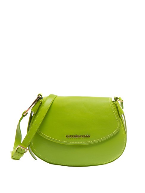 ROCCOBAROCCO GAIA Bolso bandolera con solapa verde - Bolsos Mujer