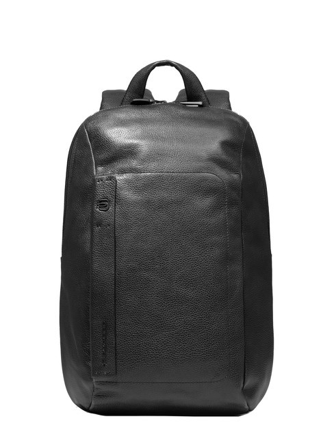 PIQUADRO P15 PLUS Mochila de cuero para portátil de 14" negro - Mochilas para portátil