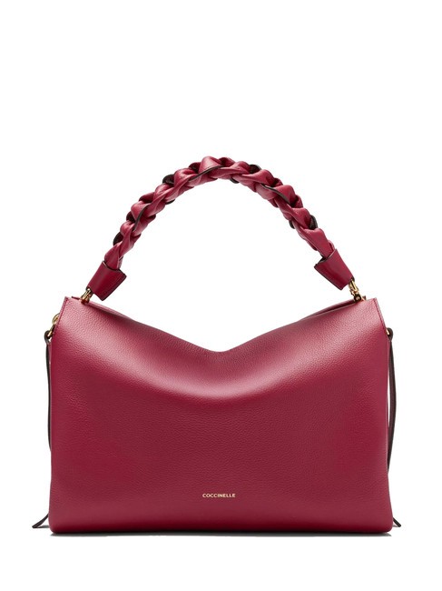 COCCINELLE BOHEME Bolso de mano, con bandolera, en piel sangría/piel - Bolsos Mujer