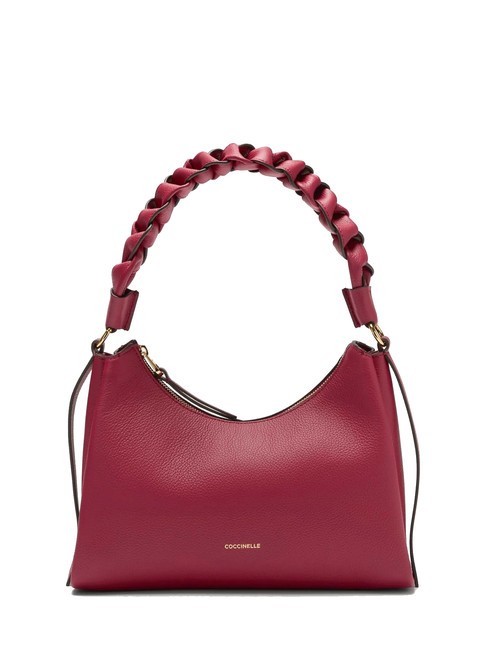 COCCINELLE BOHEME GRANA DOUBLE Bolso mediano de piel sangría/piel - Bolsos Mujer