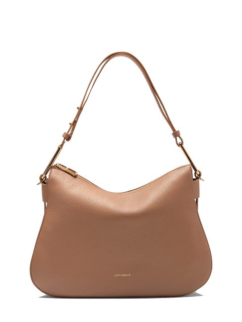 COCCINELLE MAGIE SOFT Bolso bandolera de piel martillada batería - Bolsos Mujer