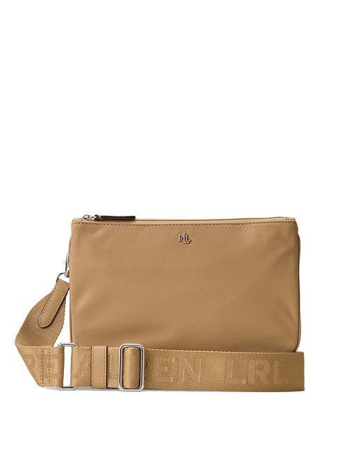 RALPH LAUREN LANDYN Bolso bandolera plano de nailon caqui/caqui - Bolsos Mujer