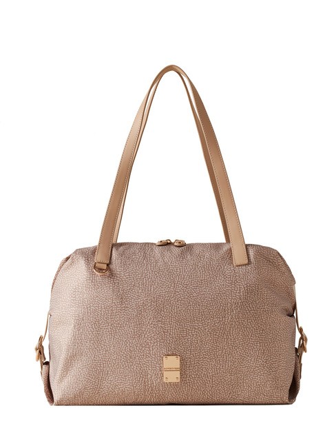 BORBONESE TEAPOT Bolso de hombro arena - Bolsos Mujer