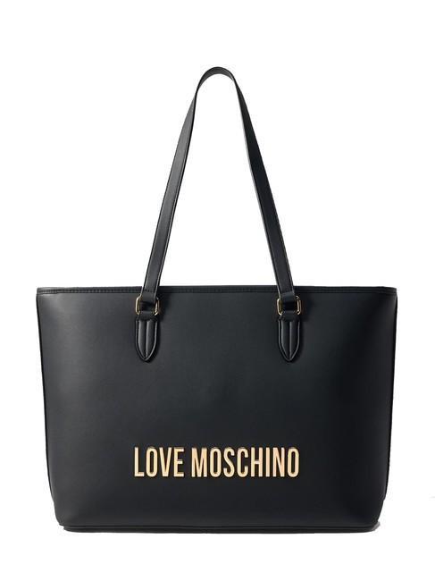 LOVE MOSCHINO BOLD LOVE Bolso shopping al hombro negro - Bolsos Mujer